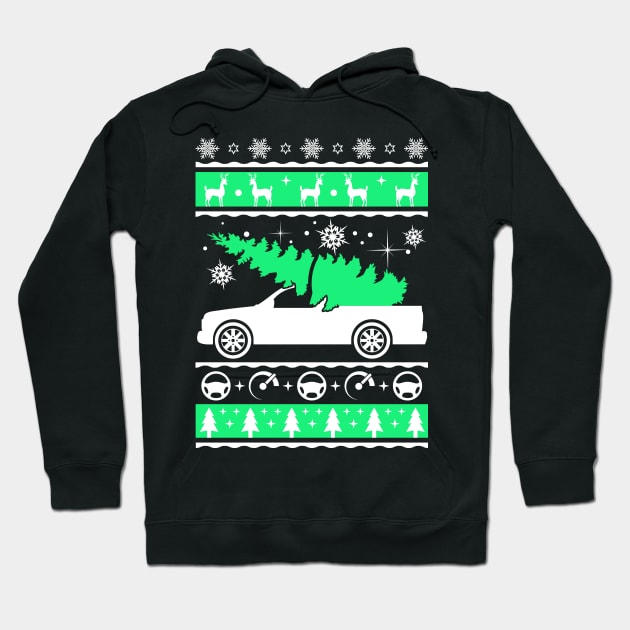 Funny Christmas Tree Carrying Truck Car Hoodie by adik